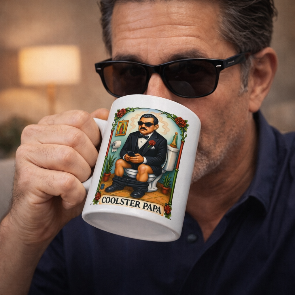 Coolster Papa Tasse – Lustige Geschenkidee für Väter | Keramik Kaffeebecher 300ml