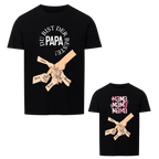 Bester Papa oder Beste Mama der Welt mit Kindernamen Unisex T-Shirt