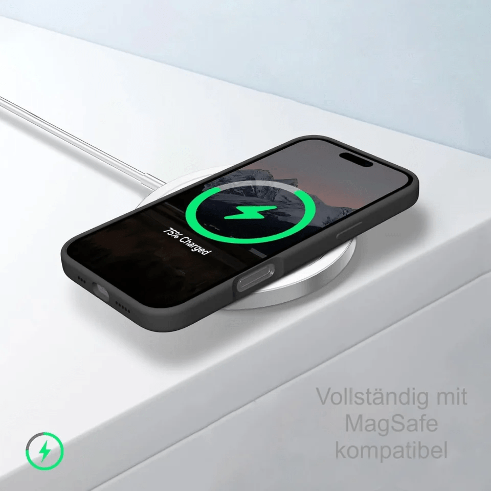 Footer Design 2x Pärchen Handyhüllen mit Initialen Gravur Schwarz - Idlords