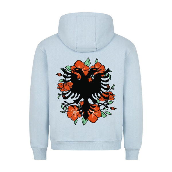 HigherBlanks Premium Hoodie mit Albanischem Adler Back Print - Idlords