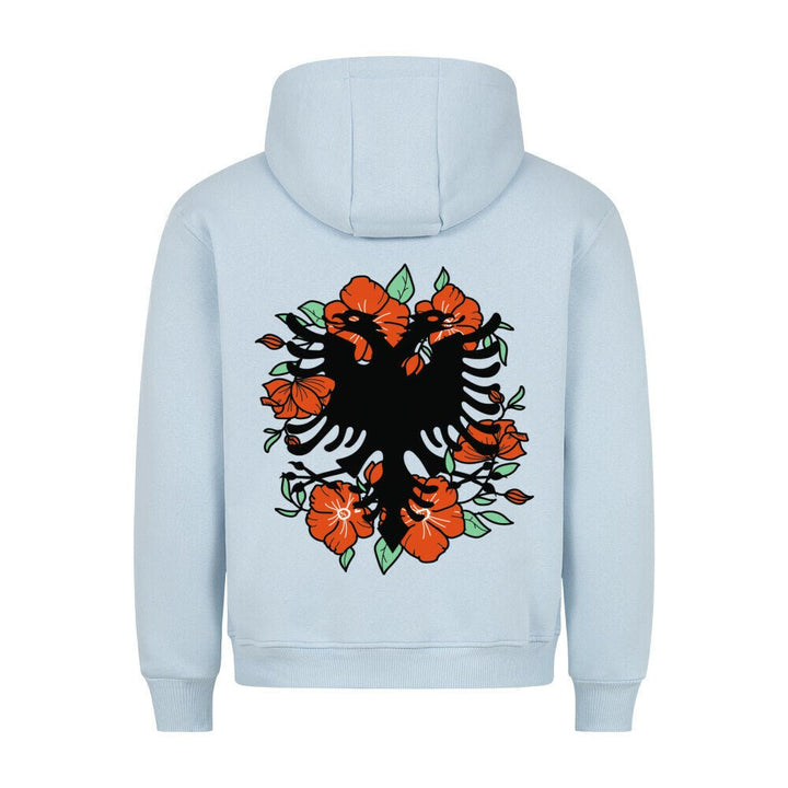 HigherBlanks Premium Hoodie mit Albanischem Adler Back Print - Idlords