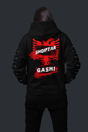 Hoodie Albanischer Adler Style Unisex Oversize Hoodie Shqiptare Back Print - Idlords