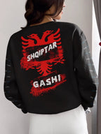 Hoodie Albanischer Adler Style Unisex Oversize Hoodie Shqiptare Back Print - Idlords