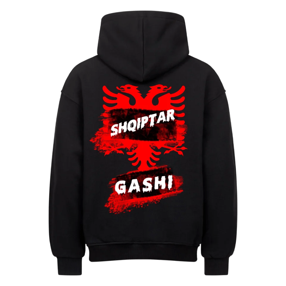 Hoodie Albanischer Adler Style Unisex Oversize Hoodie Shqiptare Back Print - Idlords