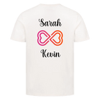 Infinity T-Shirt Unisex für Pärchen mit Wunschnamen - Idlords