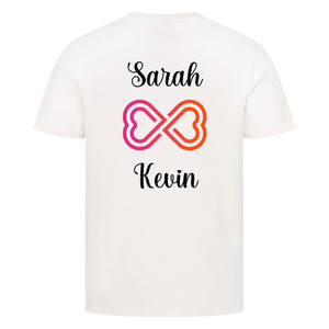 Infinity T-Shirt Unisex für Pärchen mit Wunschnamen - Idlords