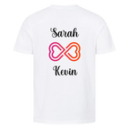 Infinity T-Shirt Unisex für Pärchen mit Wunschnamen - Idlords