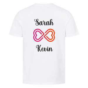 Infinity T-Shirt Unisex für Pärchen mit Wunschnamen - Idlords