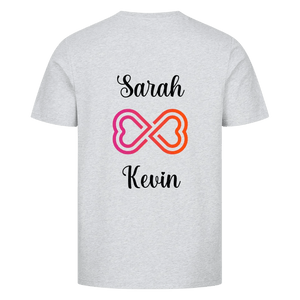 Infinity T-Shirt Unisex für Pärchen mit Wunschnamen - Idlords