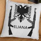 Kissen Ak47 Albanischer Adler 40x40cm mit Wunschname - Idlords