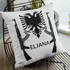 Kissen Ak47 Albanischer Adler 40x40cm mit Wunschname - Idlords