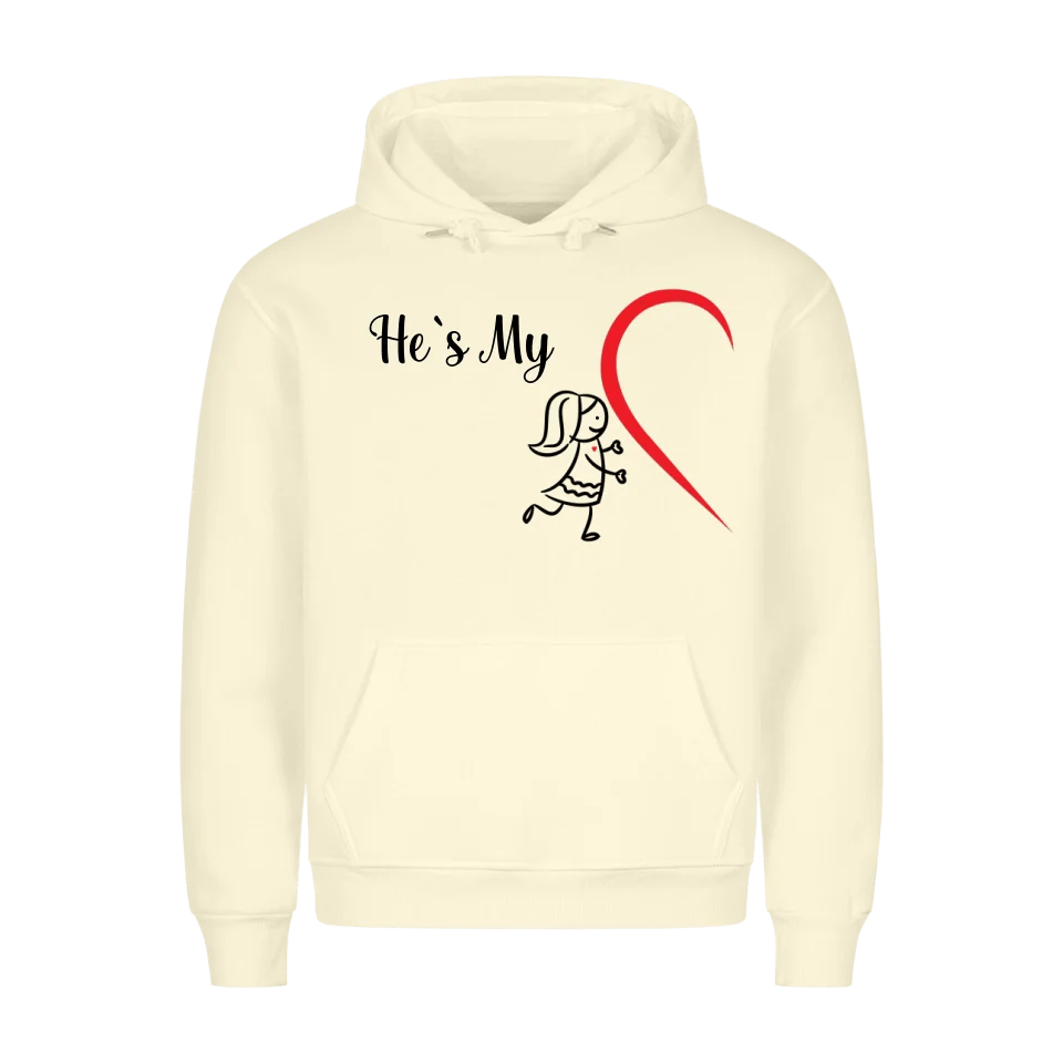Premium Unisex Hoodie He`s My Love - Idlords