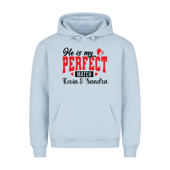 Premium Unisex Hoodie He´s my perfect match - Idlords