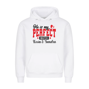Premium Unisex Hoodie He´s my perfect match - Idlords