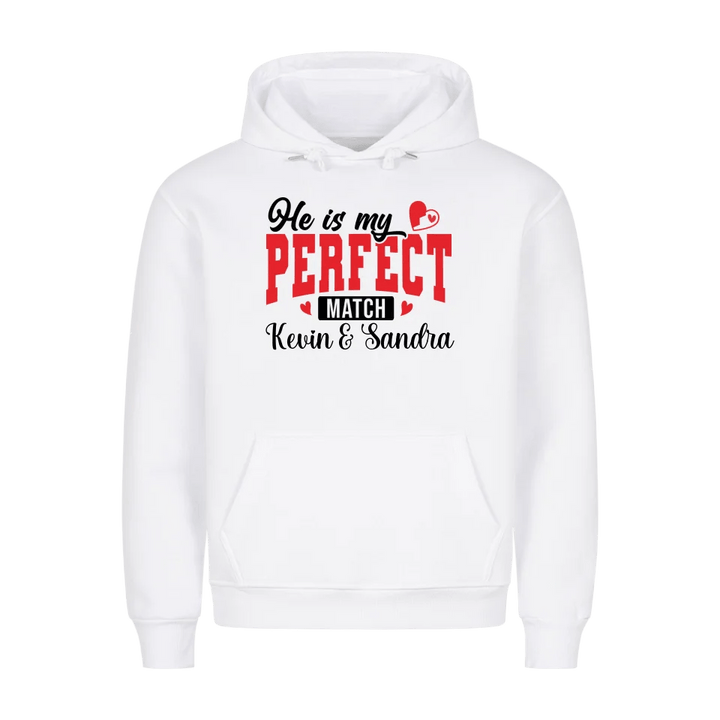Premium Unisex Hoodie He´s my perfect match - Idlords
