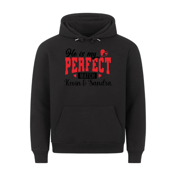 Premium Unisex Hoodie He´s my perfect match - Idlords