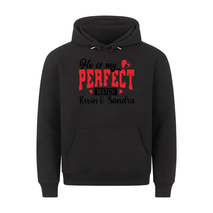 Premium Unisex Hoodie He´s my perfect match - Idlords