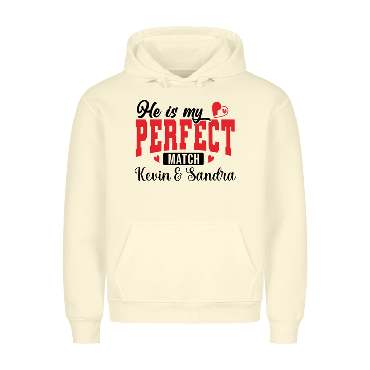 Premium Unisex Hoodie He´s my perfect match - Idlords