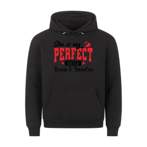 Premium Unisex Hoodie She´s my perfect match - Idlords