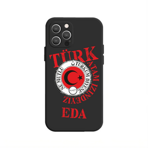 handyhülle mit türkischer flagge - türkische flagge - türkei - türkisch - türkei geschenk - türk - türküm - atatürk - ataturk - tükei land